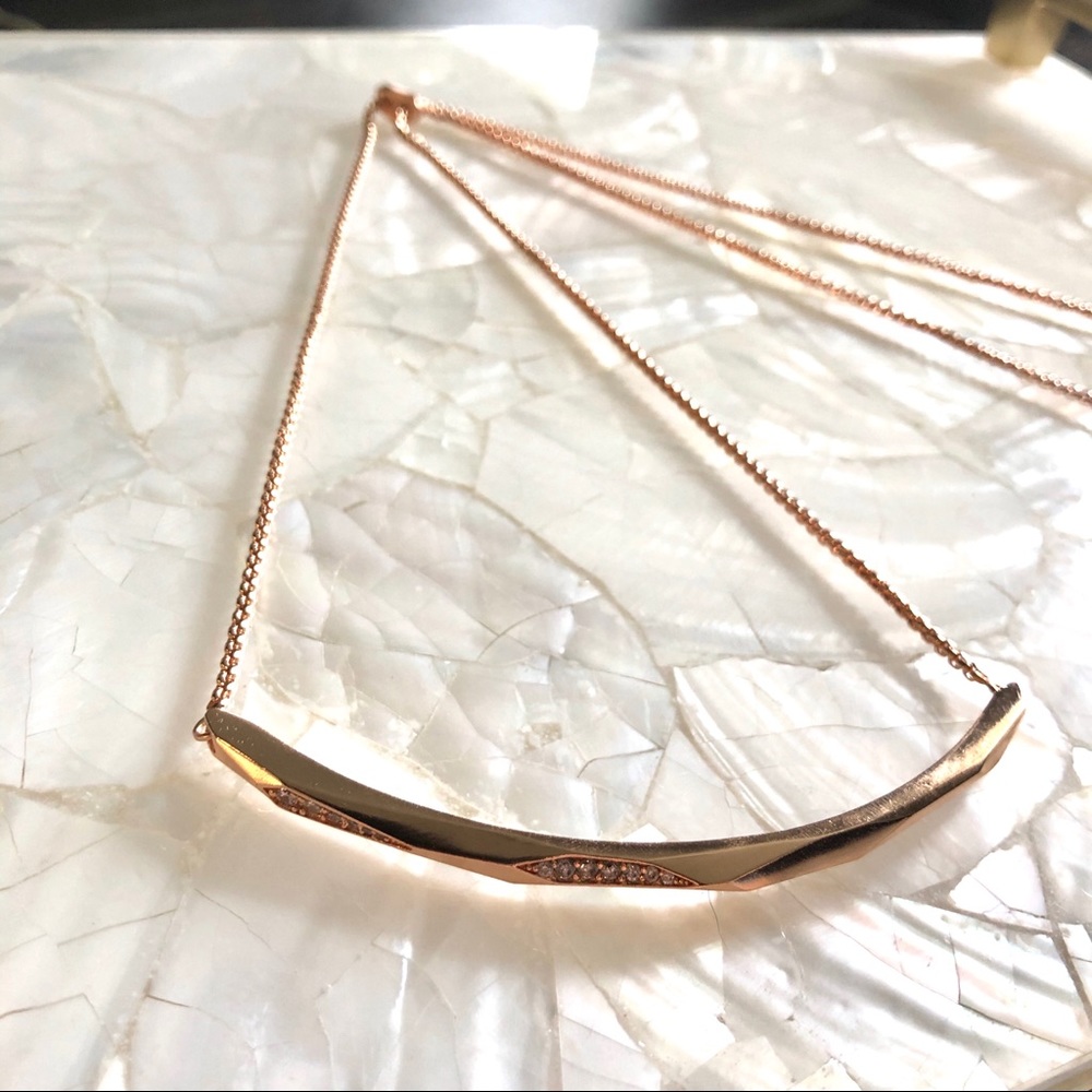 Kendra Scott Rose Gold Graham Necklace